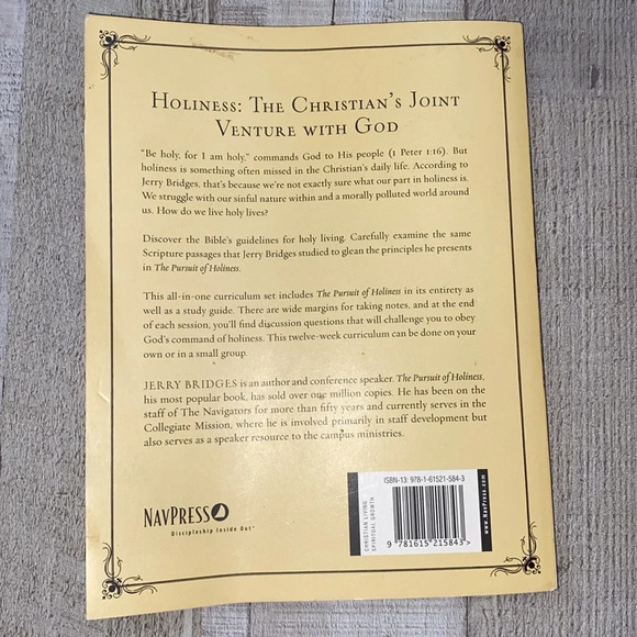 The Pursuit of Holiness by Jerry Bridges book - Picture 8 of 8